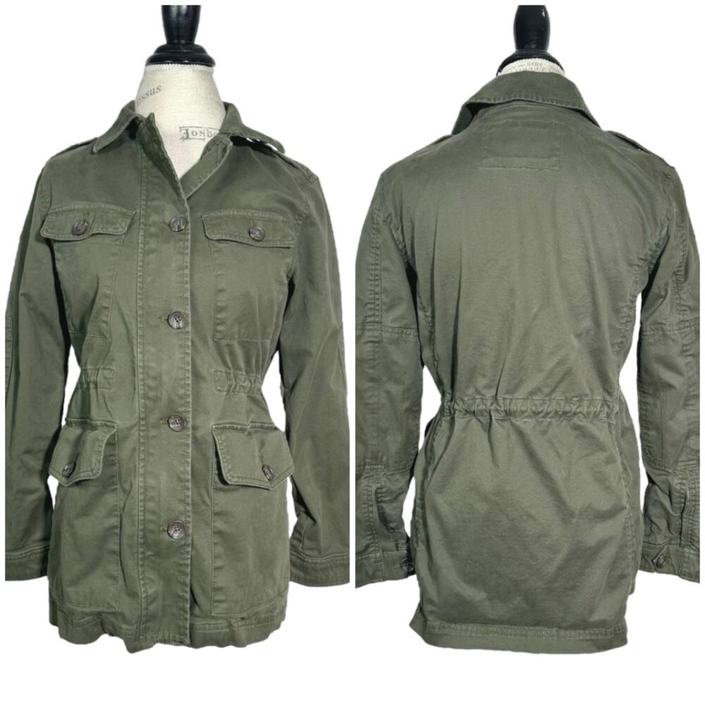 Banana Republic Factory | Women | Green Utility Military Cinch Waist Jacket | XS